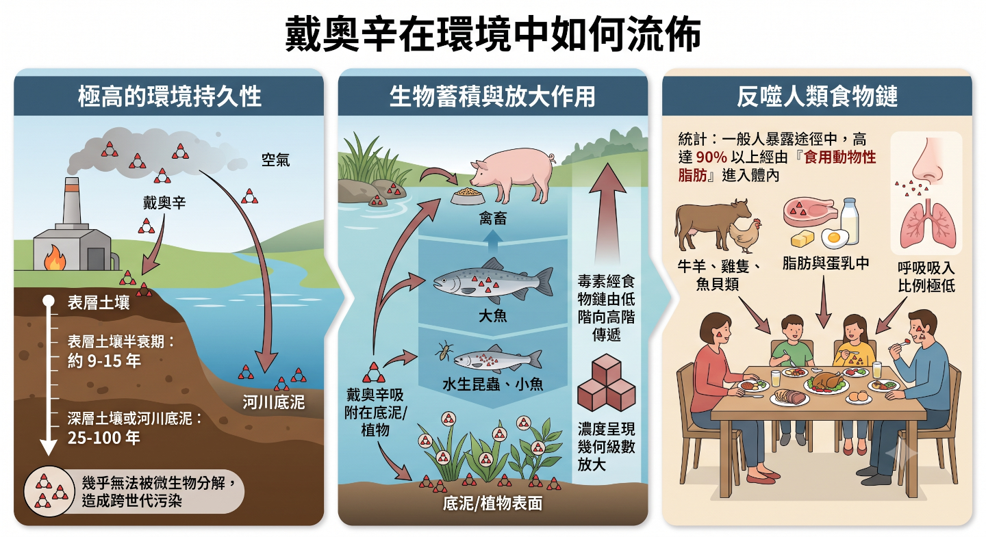 你所不知道的焚化爐 —— 戴奧辛在環境中趴趴走