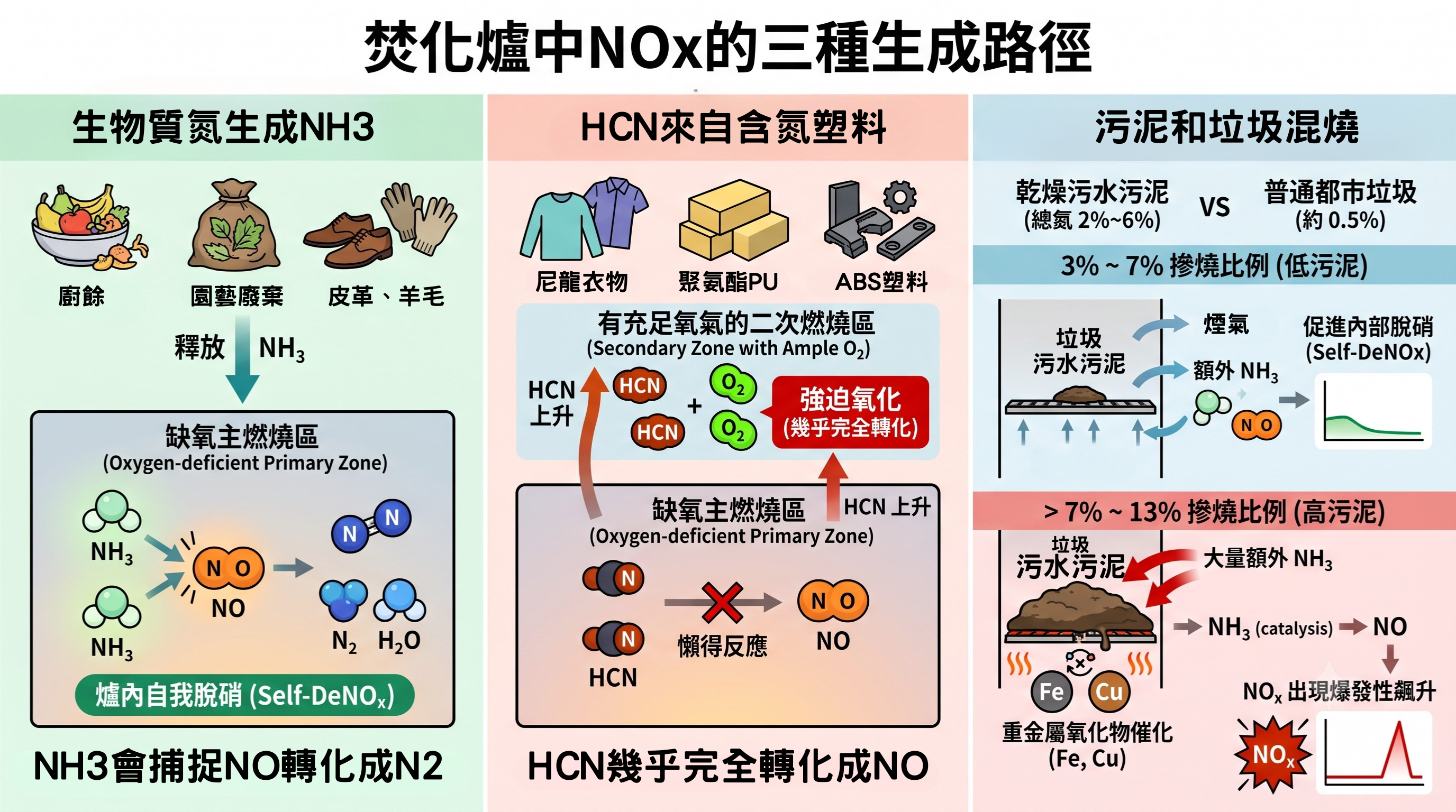 你所不知道的焚化爐 —— 酸雨精靈氮氧化物