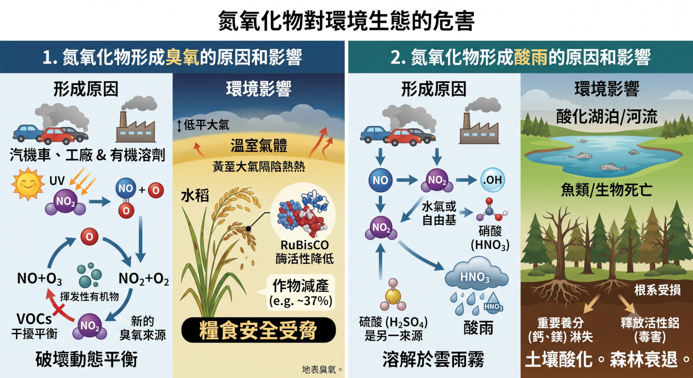 你所不知道的焚化爐 —— 酸雨精靈氮氧化物