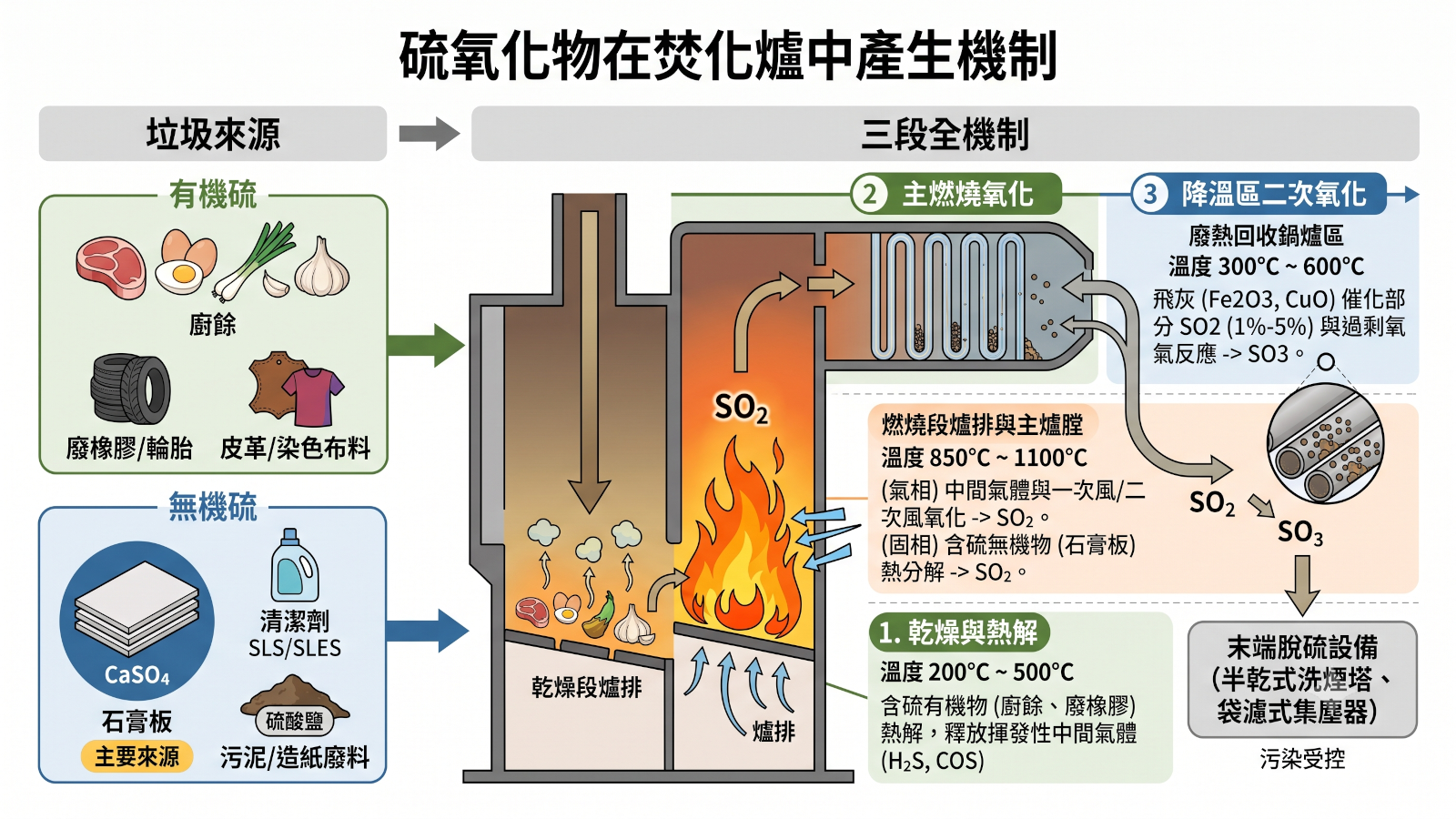 你所不知道的焚化爐 —— 酸雨小幫手硫氧化物