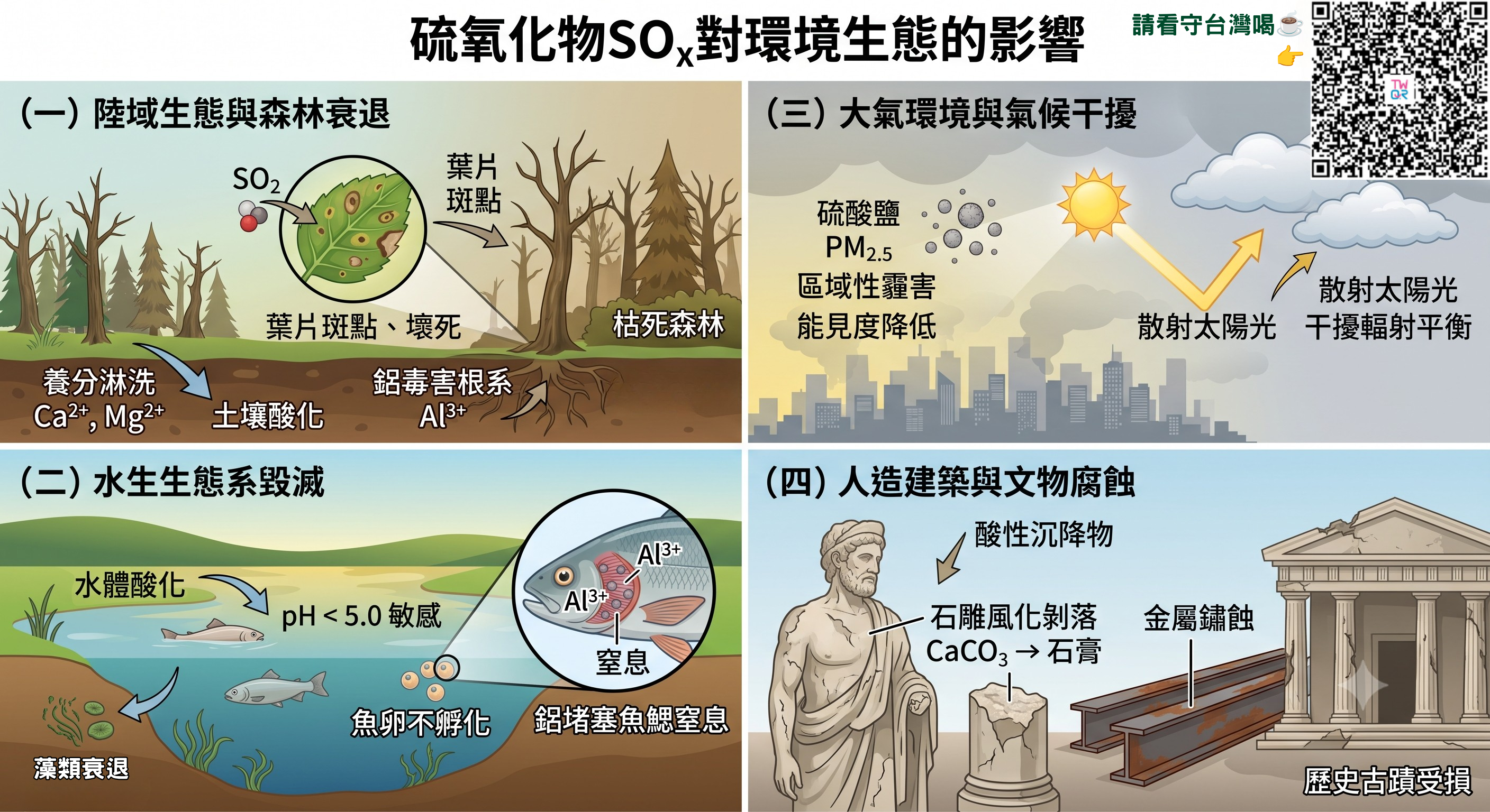 你所不知道的焚化爐 —— 酸雨小幫手硫氧化物
